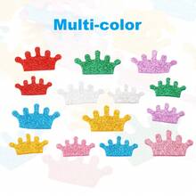 Foam Stickers, EVA Self Adhesive Glitters Foam Shape Sticker Craft Supplies For Scrapbook Card DIY Making Home Decor - 皇冠120件 - 查看 3