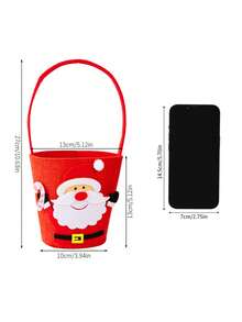 1 Stück Weihnachts-Lebkuchen Party Geschenktüte - Papier Weihnachts-Geschenktüte mit Griff, geeignet für Weihnachtsparty Dekorationen und Feiertags-Zubehör, Geburtstagsfeiern, Hochzeiten, Weihnachtsgeschenke, Weihnachtsdekorationen, Geburtstagsfeiern, Neujahrsgeschenke, Farben und Stile sind zufällig, Weihnachts-Lebkuchenmann Geschenktüten, Weihnachts-Apfel Verpackungsboxen Winterraumdekoration