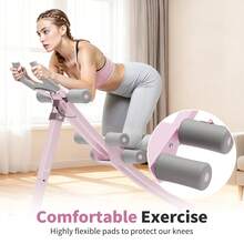 Smart Timing Fitness Ab Machine, Accurate And Efficient Ab Workout Equipment For Home Gym, Height Adjustable Ab Trainer, Foldable Convenient Storage Fitness Equipment Max 440lbs With LCD Display - Pink-monorail - View 5