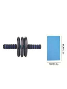 XIESHOU 1pc 2-Wheel Ab Roller With Knee Pad, Home Gym Fitness Equipment For Abdominal Muscle Training, Suitable For Home, Outdoor, Gym Abdominal Wheel, A Fitness Equipment For Men And Women To Tighten The Abdomen, Is Used For Home Use. It Is A Quiet Exercise For Beginners To Help Reduce Belly Fat