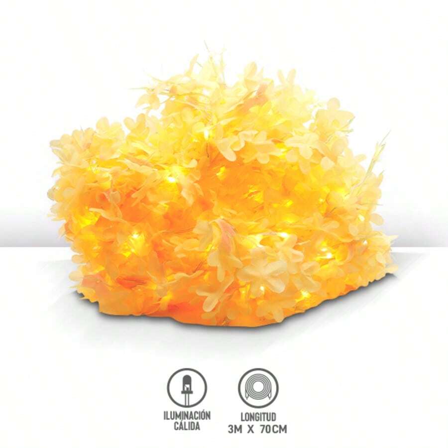BUYTITI Decorative LED Flower Light Curtain - Japan A Type Plug(100V) - View 1