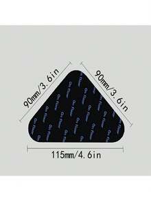 24片装地毯防滑垫，适用于硬木、瓷砖、大理石地板，双面粘性地毯固定器可保持地毯边缘平整，可移除地毯胶带，适用于地毯区域。 - 黑色 - 查看 12