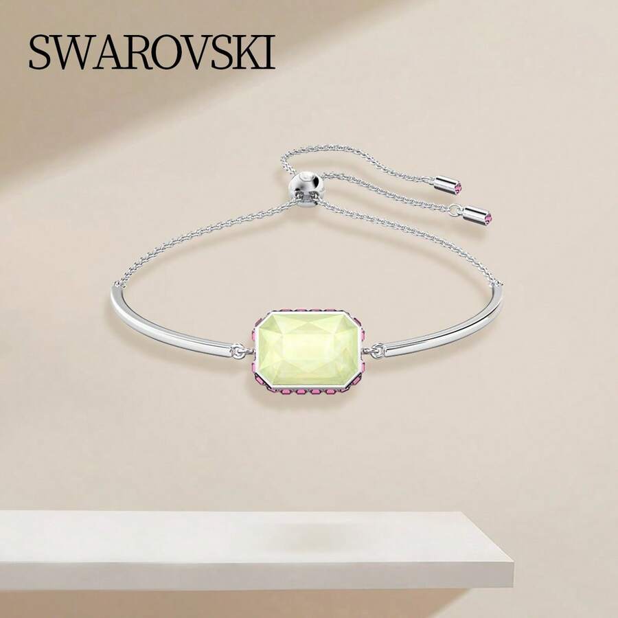 Swarovski CHROMA Ambilight Women's Fashion Adjustable Bracelet Bracelet Women's Girlfriend Gift Birthday Gift Christmas Gift Mother's Day Gift 5616642 - Colorful - View 1