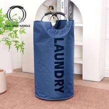 MOFOROCO Large Laundry Basket With Aluminum Full Loop Handle, Foldable Waterproof Laundry Hamper, For Storage In Bedroom, Bathroom, College Dorm Storage, Laundry Rooms, Balconies, Dormitories, Closet Organization, Closet Or Laundry Storage - 藏蓝色 - 查看 1