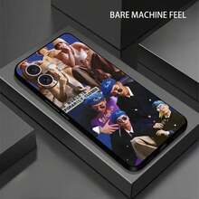 Funda de teléfono con estrella de Jackson Wang compatible con iPhone 17 16 15 14 13 12 11 X XR XS 8 Plus Mini Pro Max, funda suave y resistente a los golpes de color negro - Negro9 - Ver 5