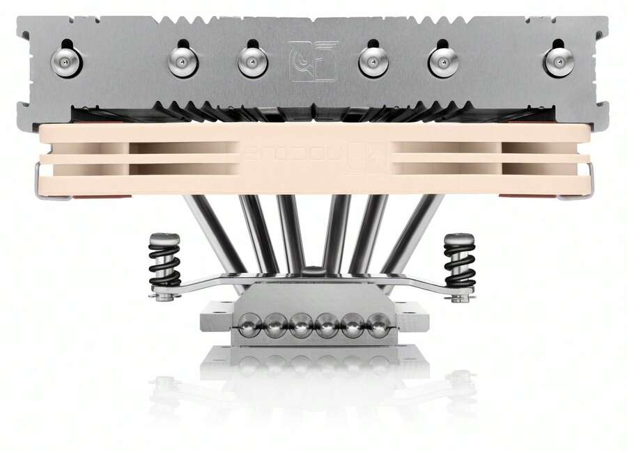 Noctua NH-L12SX77 Computer-Kühlsystem Prozessor-Kühlkörper/Radiator 12 cm Beige, Nickel 1 Stk. - Beige - Übersicht 1