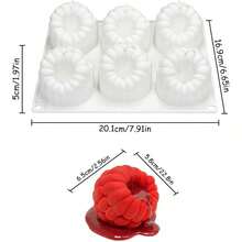 Molde de silicona con forma de fruta 3D, reutilizable para hornear postres, gelatina, helado y talla grande. Incluye formas como plátano, fresa, pera, limón, mango, frambuesa, naranja, melocotón, coco, cacao, manzana, cereza. Adecuado para Navidad, San Valentín, bodas y otras festividades