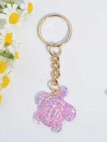 1 móc khóa hình con rùa, móc khóa túi nhựa tối giản, quà tặng màu hồng phụ kiện xe hơi trường học hoạt hình dễ thương phong cách Goth Y2k móc khóa túi xe giáo viên bạn bè chị em ý tưởng quà tặng - rùa nhỏ - Xem 13