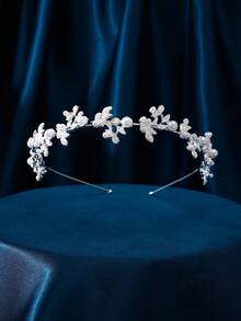 水钻叶子装饰婚礼头饰优雅波西米亚风头冠情人节配饰