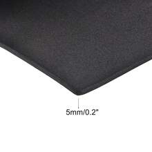 Rollos de láminas de espuma EVA para manualidades y proyectos DIY - Negro 13 x 19 pulgadas 5 mm - Ver 3