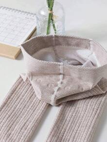 1/2pcs Girls Leggings, Solid Colors Khaki, Apricot, Beige, Gray, Skinny, Vertical Stripes, School Style, Princess, Full Length Tights, Suitable For All Seasons, Autumn/Winter, Fashion & Versatile