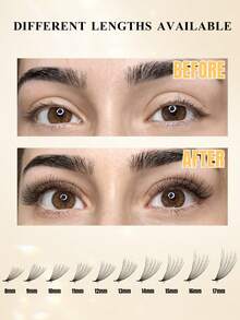 600 Fans Curvature D 10D/12D/14D/16D/20D Black Pramde Fans Lashes 0.05mm 8-17mm Hand Made Premade Loose Fans Eyelash Extensions - D - View 7