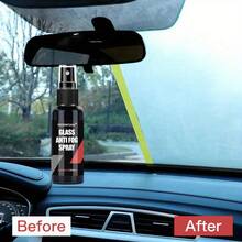 JB-XPCS Anti-Fog Spray For Car Windows And Mirrors, Unique Formulation For Long-Lasting Protection, Used In Car Windshields, Rearview Mirrors, Improves Driving Visibility - Black - View 3