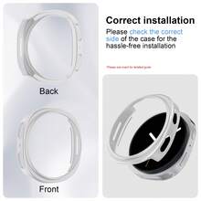 Soft Silicone Watch Band + PC Watch Case Combo Set, Compatible With Samsung Galaxy Watch 8/8 Classic (40mm/44mm/46mm), Sweat-Resistant Flexible Rubber Watch Band, Compatible With Samsung Galaxy Watch 8/8 Classic Smartwatch Accessories, Back To School Essential - Official Light Pink-pink Line - View 11