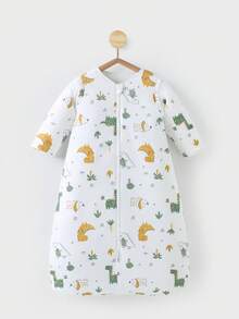 Infant Baby Cozy Comfort Sleep Sack For Four Seasons Thin Quilting Cotton Sleeping Bag Detachable Sleeve Cute Cartoon Printed Bedding Sleepwear 3-24M - Multicolor - View 18