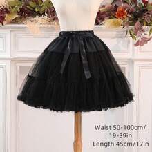 Fluffy Puffy Slip For Women Under Dress Layered Full Petticoat With Soft Tulle For Ballgown & A-Line Dresses Comfortable Waistband For All-Day Wear Fall Clothes For Women