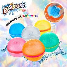 Water Ball Blasters 12Pack Reusable Water Balloons SelfSealing Silicone Water Ball With Mesh Bag For Adults Outdoor Play Water Games