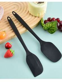6件套硅胶烘焙工具套装 - 耐热，可放入洗碗机清洗 - 包括长柄铲、普通铲、刮刀、油刷和蜂蜜勺 - 适用于感恩节、复活节、万圣节、圣诞节及各种场合 - 烘焙爱好者和家庭厨师的理想礼物，厨房必备烘焙工具 - 彩色 - 查看 6