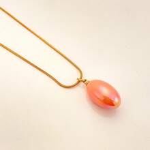 Dây chuyền họa tiết giọt nước Dopamine dành cho nữ, mặt dây chuyền hạt nho thời trang tối giản đa năng - A - Xem 7