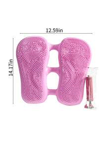 1 Piece Of New Home Treadmills, Yoga Inflatable Treadmills, PVC Foot Balance Pedals, Inflatable Treadmills, Balance Training Pads For Sports And Fitness Yoga (Pink) - 粉色 - 查看 6