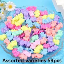 Multi-Color Acrylic Bat Shaped Beads, Beads & Bead Assortments For Marine And Land Animals, Halloween Themed Spacer Beads, Used For DIY Bracelets, Necklaces, Earrings, Anklets, Keychains, Backpack Chains, Christmas, Thanksgiving, Halloween, Christmas Eve, Mother's Day, Valentine's Day, Birthday Gifts, Commemorative Days, Back To School Season Decoration Accessories