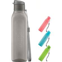 MILTON Travel Water Bottle 1Pcs Reusable Sports Bottle With Easy Open Close Lid And Leakproof Neck  Plastic Water Bottles For Adults And School Gym - Black - View 2