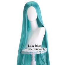 40inch Long Straight Wig Colorful Costume Wigs Synthetic Wig Red Blue Purple Blonde Anime Cosplay Wig For Halloween Cosplay Party - Multicolor - View 13