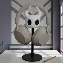Hollow Knight Ergonomic Headphone Stand, Game Console Stand, Multifunctional 3D Display Stand, Suitable For Gaming And Office - Aluminum Alloy Desktop Organizer, Space-Saving Design, Durable Headset Holder