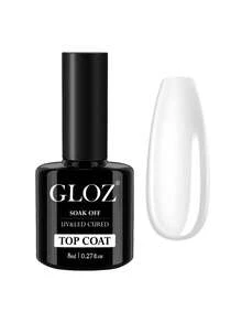 GLOZ 2瓶装凝胶指甲油封层 - 免擦拭封层，高光泽持久密封剂，适用于透明指甲油、凝胶和亚克力指甲，适合家庭DIY和美甲沙龙使用。 - 無色 - 查看 11