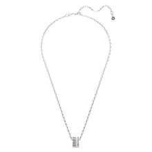 SWAROVSKI CONNEXUS 浪漫情侶同心圓項鍊鎖骨鍊男女同款 女友禮物送女友送老師送愛人送孩子送媽媽生日禮物聖誕禮物 - 銀色 - 查看 3