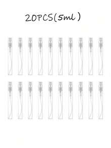 20pcs Portable Refillable Perfume Spray Bottle, Mini Perfume Refillable Spray, Cosmetic Essence Essence Water Storage Container, Spray Perfume Bottle, Perfume Spray Pump Box, Mini Pocket Purse Perfume Spray, Refillable Perfume Dispenser Pump Transfer Tool Use(2ML/3ML/5ML)