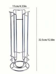 Exzact 旋转咖啡胶囊架，非官方胶囊储存节省空间的收纳盒，适用于厨房和办公室，是圣诞节和情人节的完美礼物——咖啡爱好者、忙碌的专业人士、居家妈妈