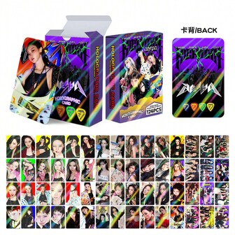 92 件 AESPA 最新专辑 DIRTY WORK 光面专辑照片卡套装，适用于 Karina Winter、Giselle Ningning、Whiplash Armageddon 概念周边商品、限量版粉丝周边礼品、粉丝收藏照片卡、专辑插卡和集换式卡、限量版礼品、学生礼品