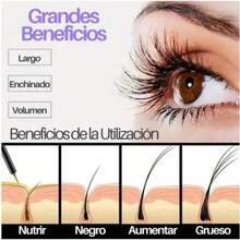 Serum Alargador Fortalecedor Pestañas Bioaqua Crecimiento F Suero para el crecimiento de cejas y pestañas, cepillo suave para alargar la barba - transparente - Ver 3
