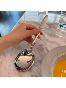 Heavy-Duty Stainless Steel Serving Spoons – 1/2pcs Set With Long Handles – Rust-Resistant And Extra Large – Perfect For Buffets, Parties, Restaurants & Home Cooking – Durable & Stylish Kitchen Utensils For Effortless Meal Prep And Serving - Silver - View 7