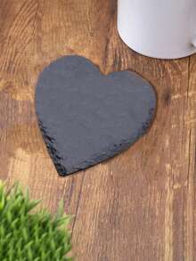 1 Piece Natural Slate Stone Coaster, Tea Coffee Gin Beer Wine Whiskey Gift, Unique Ideal Gift For Him, Her, Boyfriend, Girlfriend, Dad, Mom, Family, Friends, Suitable For Anniversary, Valentine's Day, Mother's Day, Birthday, Holiday Party, Father's Day, Graduation Ceremony, Wedding, Couple Gift, Wedding, Christmas, Gift, Party Favor, Room Decor, Bedroom Decor, Living Room Decor, Art, Home Decor, Fall Decor, Christmas Decor, Christmas - Multicolor - View 10