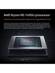 Lenovo 14.1" Laptop, Powerful Notebook A14H, Large Battery Long Lasting, New Model, 14.1" HD Large Screen, Lightweight Body, Portable Office, Lightweight Laptop, Business, High Definition Screen, Silver