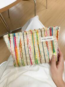 MEYOU FAIRY Túi đựng mỹ phẩm, Túi xách tay di động, Túi đựng đồ, Túi đựng đồ vệ sinh cá nhân, Túi đựng mỹ phẩm dung tích lớn, Túi đựng khăn giấy, Túi du lịch thiết yếu, Túi đựng đồ, Túi đựng băng vệ sinh cho nữ và bé gái, Hộp bút học sinh, Túi lót bên trong, Túi đựng đồ cầm tay có dây kéo, Có khóa kéo, Dung tích lớn, Túi đựng mỹ phẩm cỡ lớn, Quà Giáng sinh, Du lịch, Quà tặng cho phụ nữ, Đồ dùng cần thiết khi đi du lịch, Túi nhỏ, Túi cầm tay/Túi xách nhỏ, Hộp đựng mỹ phẩm, Hộp đựng cọ trang điểm, Túi mini, Túi dung tích lớn, Quà tặng cho phụ nữ, Quà Giáng sinh, Ý tưởng quà tặng cho phụ nữ, Túi đựng mỹ phẩm, Đồ dùng cần thiết khi đi du lịch - Nhiều màu - Xem 3