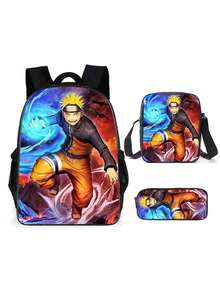 Elementary School Student Cartoon Backpack, Shoulder Bag, Pencil Case