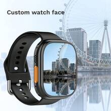 1.83" Full Touch Screen Multifunctional Outdoor Sports Smart Watch, Supports Wireless Calling & Messaging, Music Playback, Fitness Tracker, Gift For Women & Men, Birthday Gift