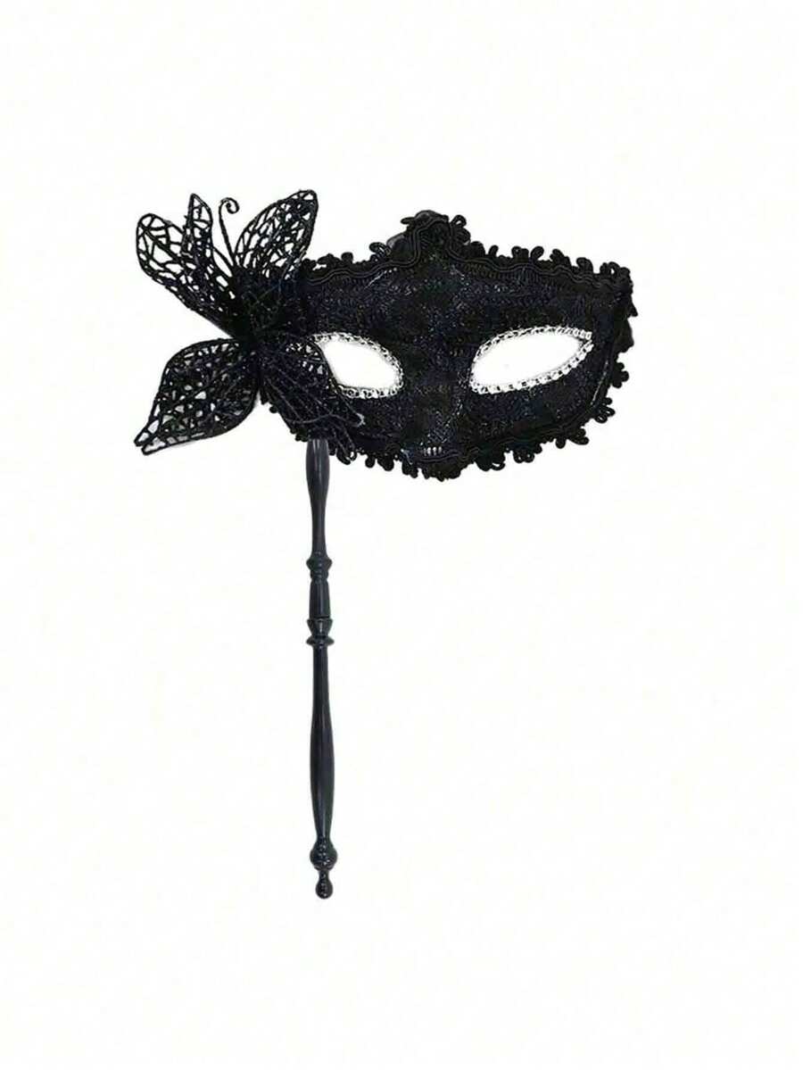 Women Masquerade Mask Party Mask Half Face Mask For Valentine's Day, Multi-Color Floral Party Masquerade Mask, Fashionable Half Face Mask Prop For Parties, Celebrations, Performances, Fits Various Holidays And Events, Mysterious, Valentine's Day, Christmas Gift, Halloween Gift - Multicolor - View 1