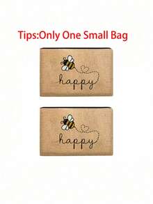 可爱蜜蜂手提包套装：轻便购物袋，带迷你零钱包。旅行化妆包：户外化妆的完美之选！送给母亲、老师、朋友的绝佳礼物，可用作便携休闲收纳袋、运动装饰包、礼品袋、化妆包、教师节礼物、可重复使用的化妆包。