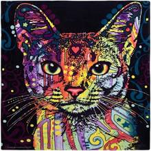 Dawhud Direct Dean Russo Confident Cat Fleece Blanket - 50x60-Inch Soft Plush Throw For Bed, Couch, Or Travel - Cozy Cat Blanket For Women, Men, And S - Thoughtful Gift For Cat Lovers. - 白色 - 查看 1
