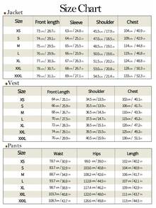 Men Suits 3 Pieces Jacket Vest Pant Elegant Suit Set Gentleman Solid Two Buttons Slim Fit Single Breasted Wedding Prom Tuxedo Party Size XS-3XL Fall Winter Gift Clothes Suits For Men - 淺藍色 - 查看 7