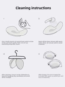 1 Pair Skin-Tone Mango Breast Petals, C Cup, Cleavage Enhancing, Breathable, Waterproof, Invisible Bra Lift Tape Bra Inserts For Summer, Suitable For Dresses, Backless, Strapless