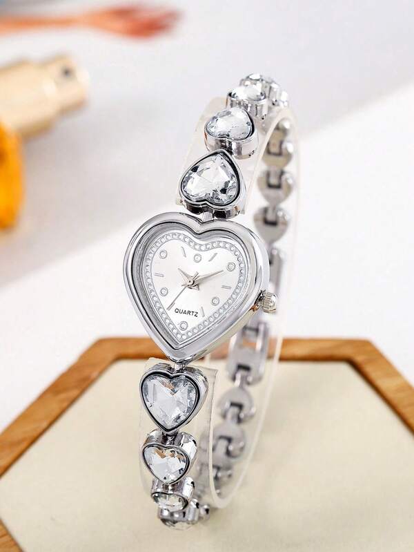 1 Stück Luxus Damen Uhr, die täglich oder zu Anlässen wie Partys, Feiertagen und Ausflügen getragen werden kann, um das Handgelenk zu schmücken.