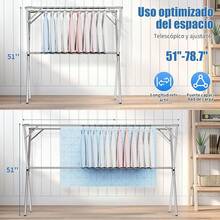 Telescopic Clothes Drying Racks - 2.4M/94.5'' - View 5