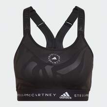 Adidas Women's SMC Medium Support Criss-Cross Back Sports Bra HG1289 - Black - View 1