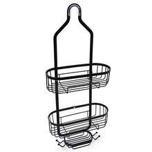 Metal Hanging Shower Caddy Large Capacity Shower Rack For Bathroom Kitchen & Living Room - Black - View 7