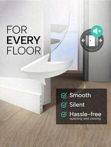 Paraspifferi per porta - Guarnizione premium per porta, striscia paraspifferi/guarnizione per porta, sigillatura per fessure di porte da camera da letto, resistente al vento e agli insetti, insonorizzante (risparmio energetico - installazione rapida e semplice) Strisce per porta ideali per tenere il freddo fuori - Multicolore - Visualizzare 2